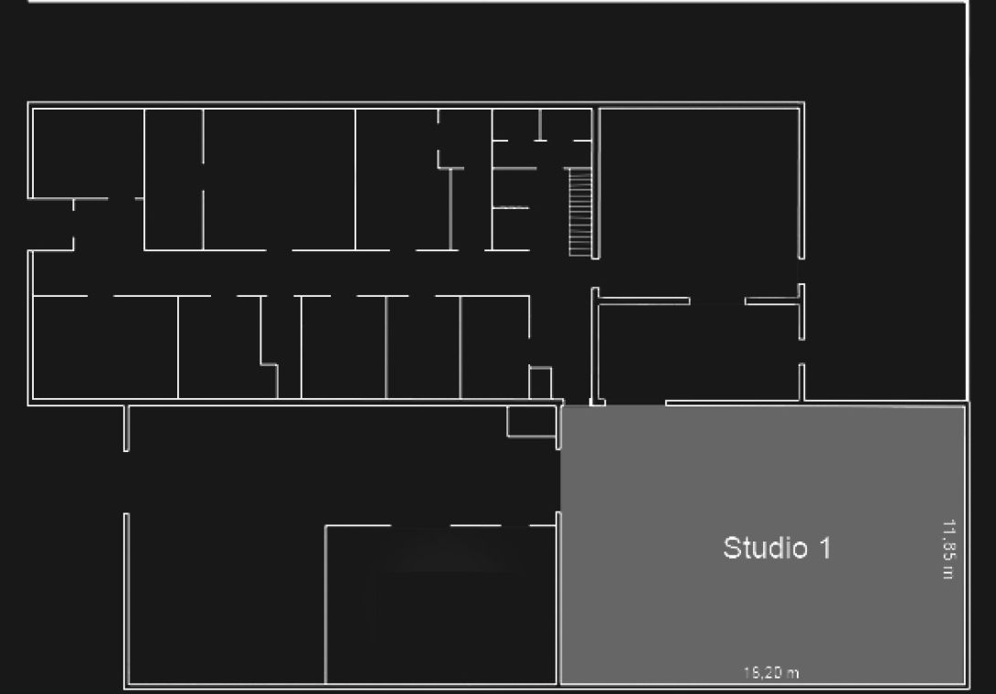 Grundriss Studio 1